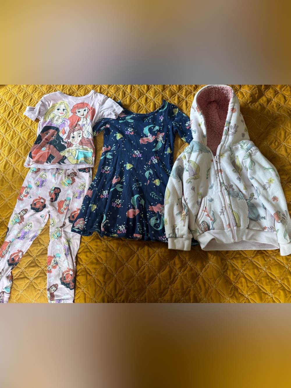 4T Toddler Girl Disney Princess bundle